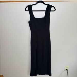 Show Me Your MuMu Black Sleeveless Midi Dress